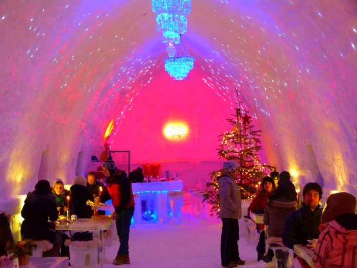 Ice Hotel in Romania