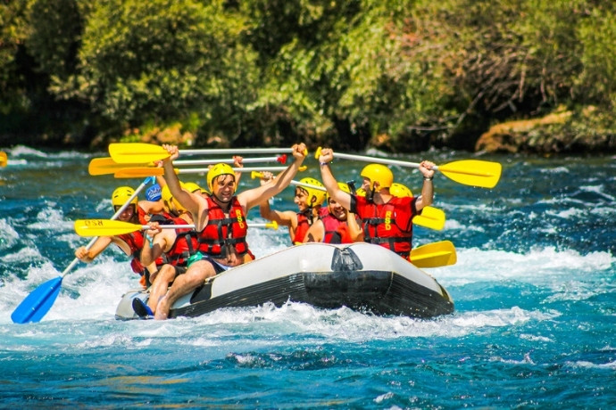 White water rafting is a highlight of adventure travel in Slovenia